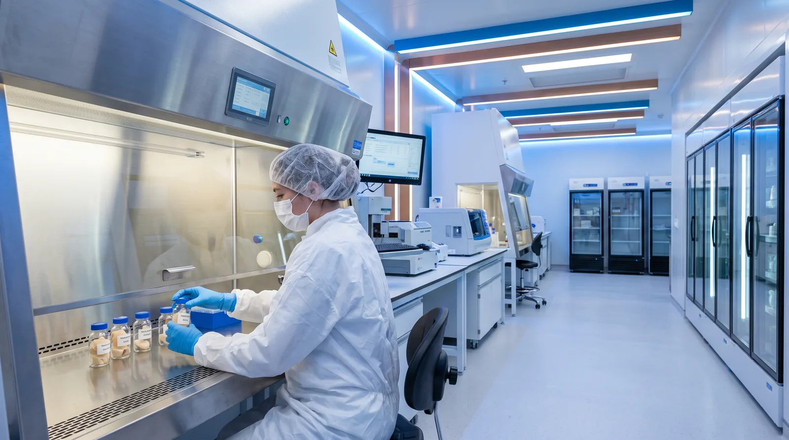 Clinical biologics laboratory processing tissue allografts